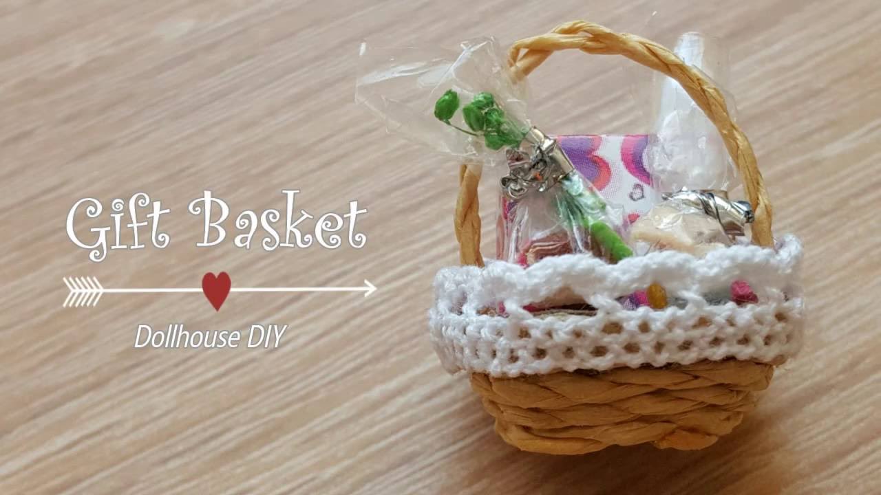 Miniature Dollhouse DIY Woven Basket