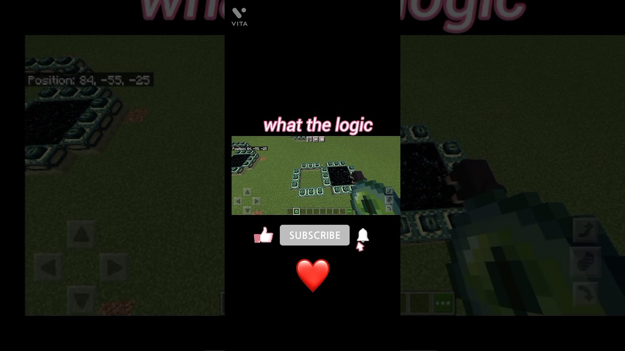 what the logic in Minecraft 😂