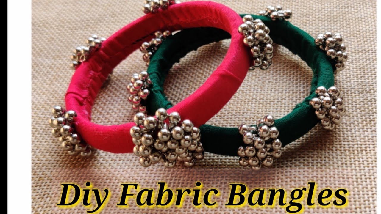 UNIQUE Handmade Fabric Bangles // How To Make  Fabric Bangles // Handmade bangles Ideas