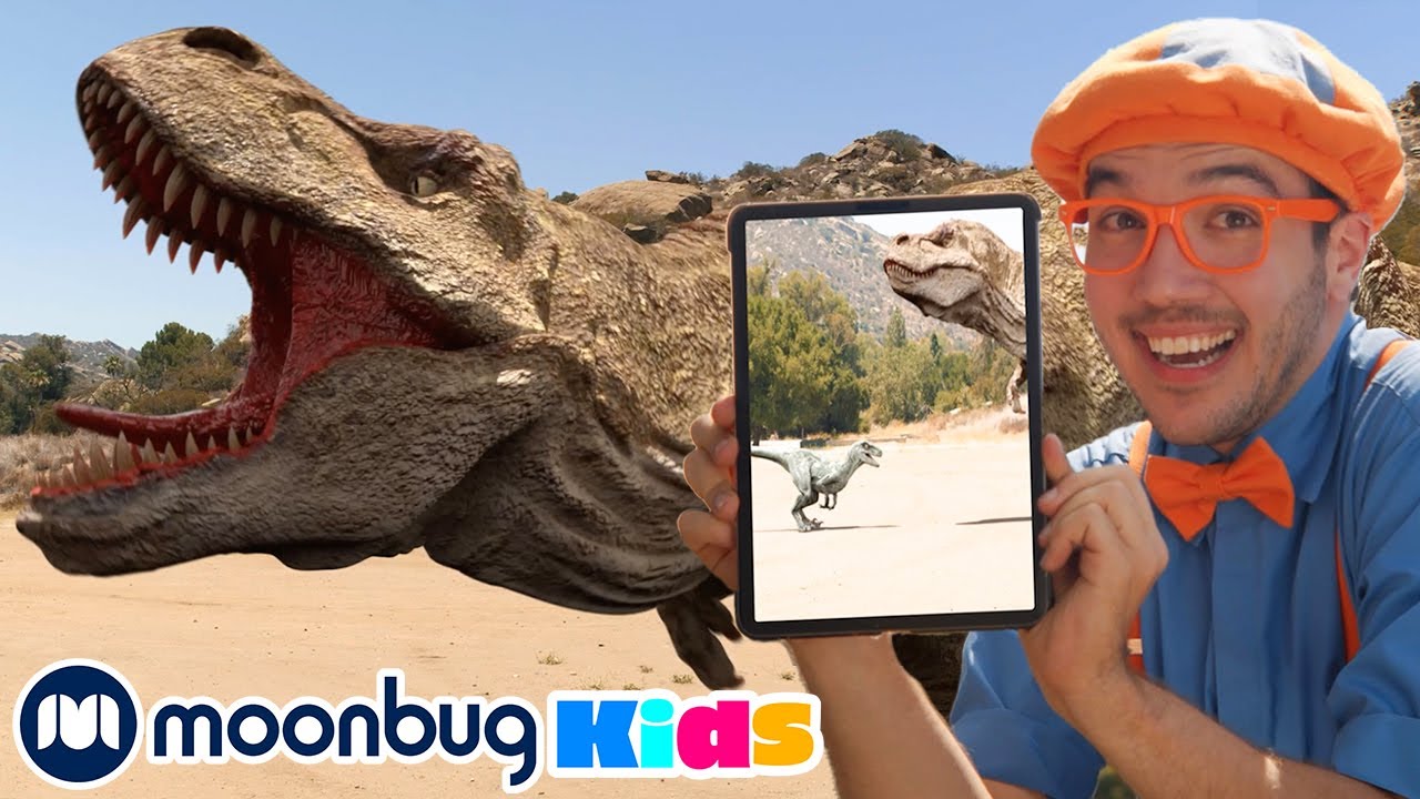 Blippi's Dinosaur T-Rex Adventure!  @Blippi - Educational Videos for Kids | Explore With Me!