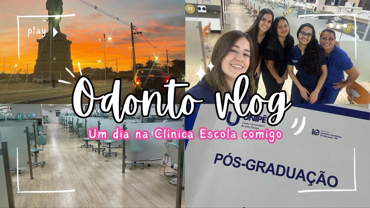 ODONTO VLOG - Rotina per&iacute;odo da noite na Clinica Escola 🦷✨