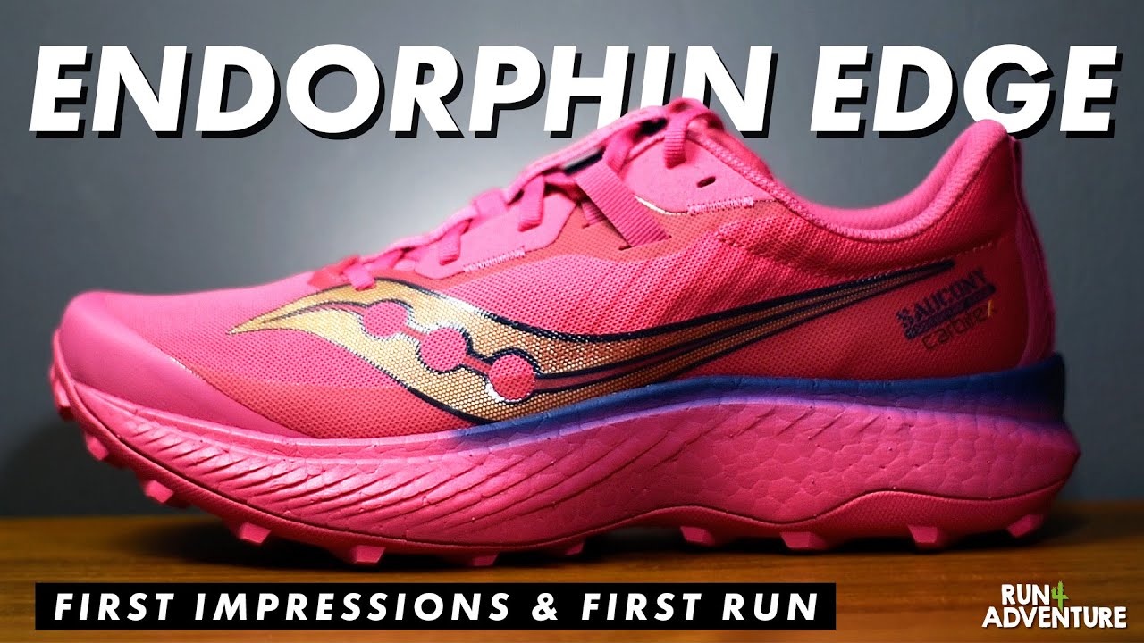 SAUCONY ENDORPHIN EDGE First Run & First Impressions | Best Trail Running Shoes | Run4Adventure