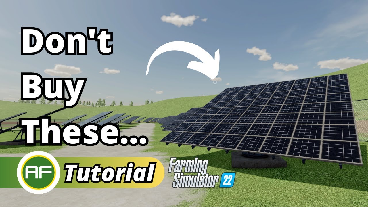 Why The Large Solar Collector Makes Less Money? - Farming Simulator 22
