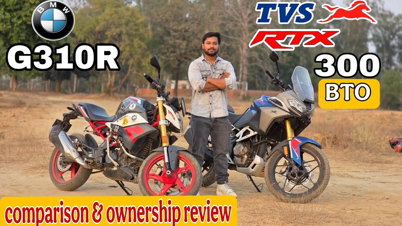 TVS RTX 300 BTO vs BMW G310R || Comparison and ownership review || adventure Touring vs naked bike 
