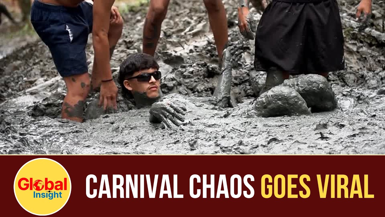 Brazil Carnival 2026 Turns Wild as Revellers Dive Into Mud | Global Insights