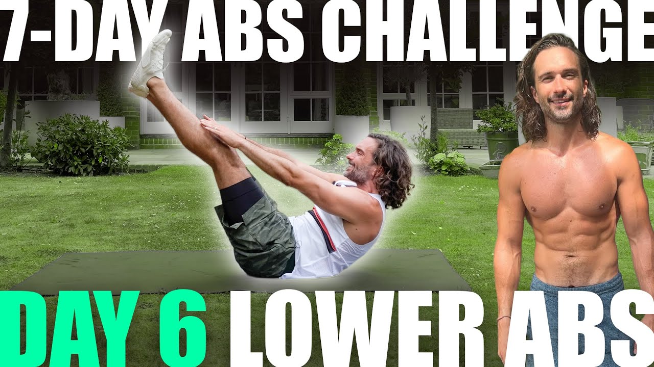 7-Day Abs Challenge Day 6: Lower Abs | Joe Wicks Workouts