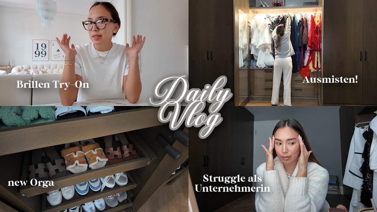 AUSMISTEN, Realtalk über ARBEIT & neue BRILLE? | Adorable Caro VLOG