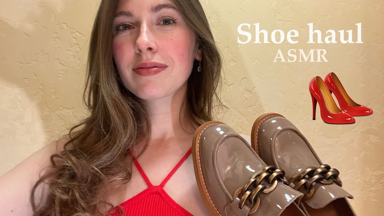 Shoe Haul 👠👢🥾 ASMR 📦 Soft Whisper