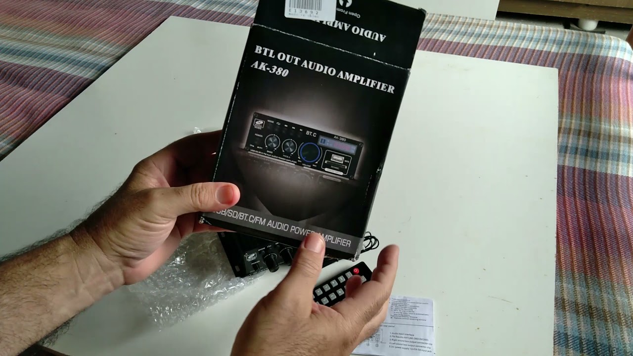 Amplificador de som da china. AK 380