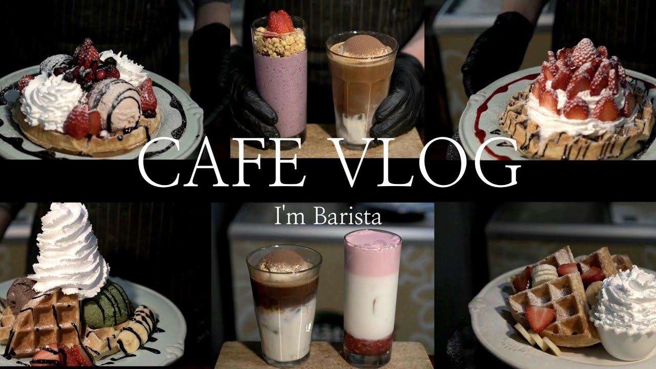 [CAFE VLOG] [ENG] [ASMR] | 카페브이로그 | 개인카페 | 음료제조 | 백색소음 | white noise | 2만명 감사합니다!