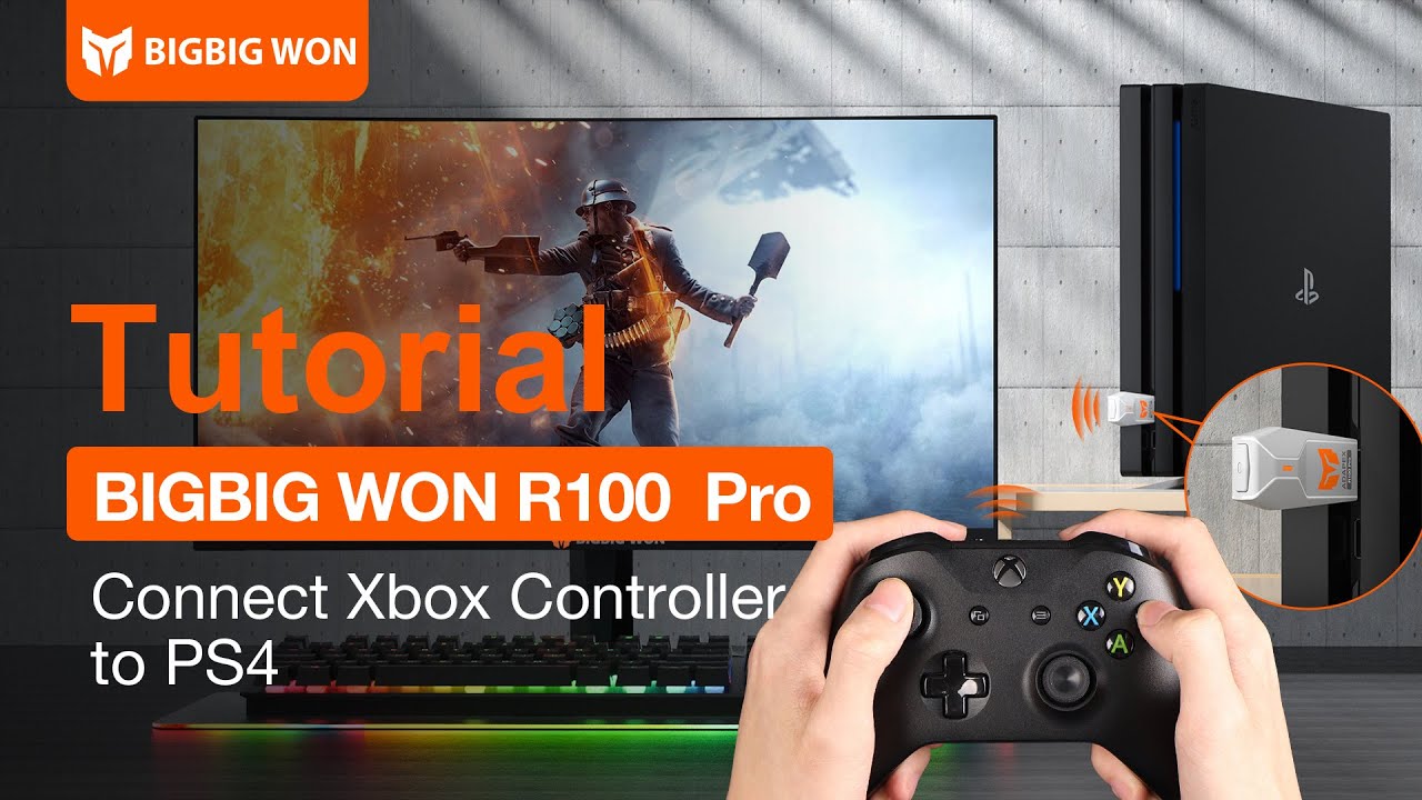 BIGBIGWON R100pro | Xbox controller's connection to PS4