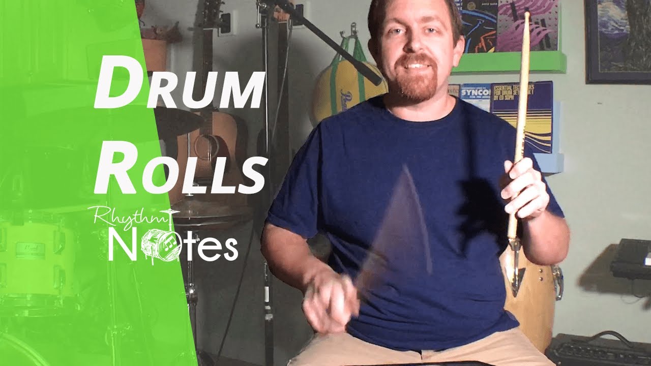 How to Play Open and Closed Rolls - Drum Lesson 3