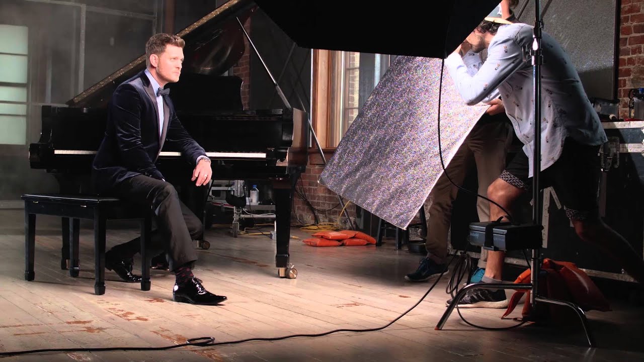 Behind the scenes ELLE Man cover shoot with Michael Bubl&eacute;