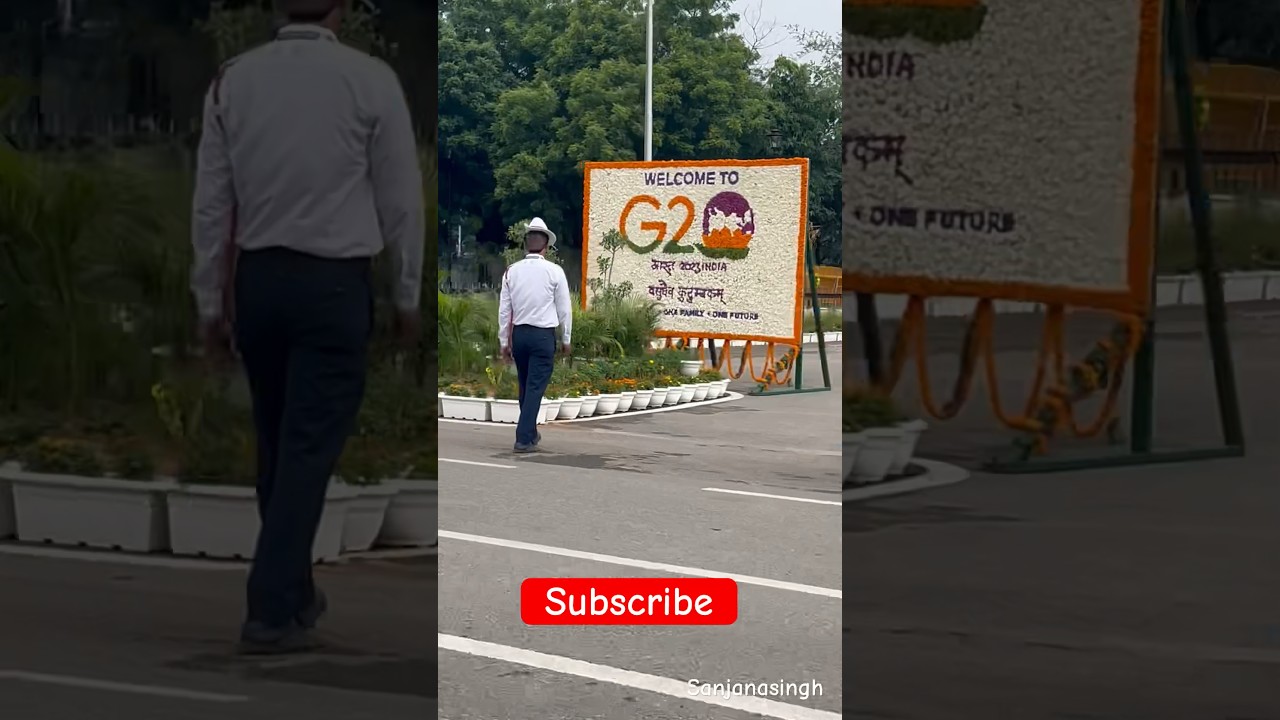G20 Delhi Roads Beautification - Stunning Delhi Read #g20 #g20summit #viral #india #shorts