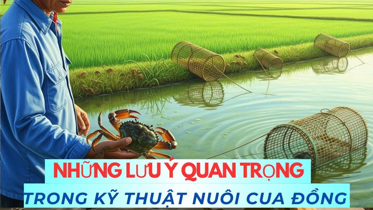NUÔI CUA ĐỒNG – NHỮNG ĐIỀU CẦN LƯU Ý & CÁCH PHÒNG BỆNH HIỆU QUẢ