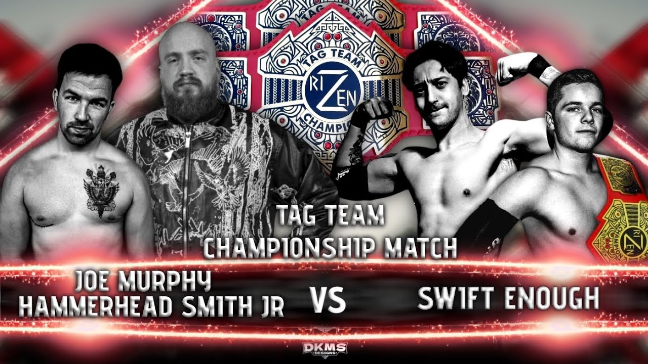RIZEN Pro Wrestling Live 8! Hammerhead Smith Jr & Sugarboy Murphy Vs. Swift Enough, Tag Team Titles!