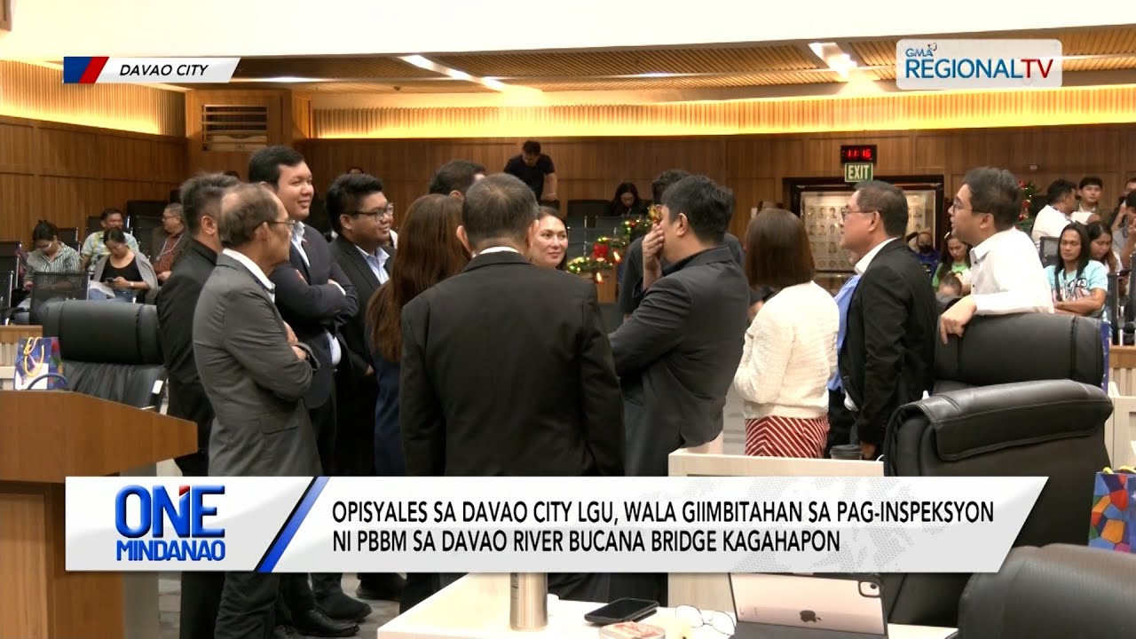Davao City LGU, wala giimbitahan sa pag-inspeksyon sa Davao River Bucana Bridge | One Mindanao