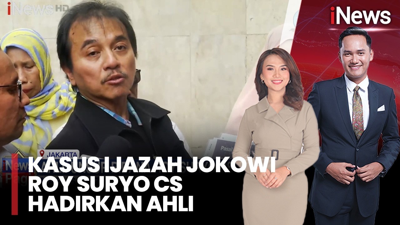 Kasus Ijazah Jokowi: Ahli Sebut Roy Suryo Cs Tak Penuhi Unsur Pidana | iNews Pagi (26/02)