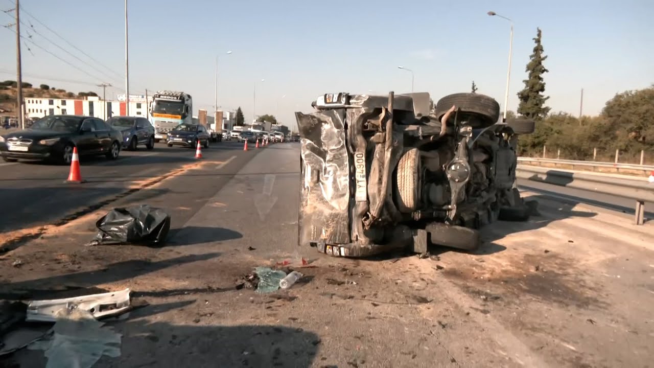 Τροχαίο στο Δερβένι Θεσσαλονίκης