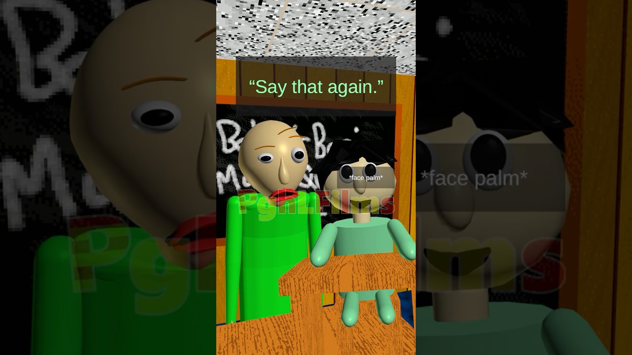 (Fantfourstic) Основы B4ldi, но &laquo;повторите это ещё раз&raquo;. #fantasticfour #baldisbasics #baldi #pgh...