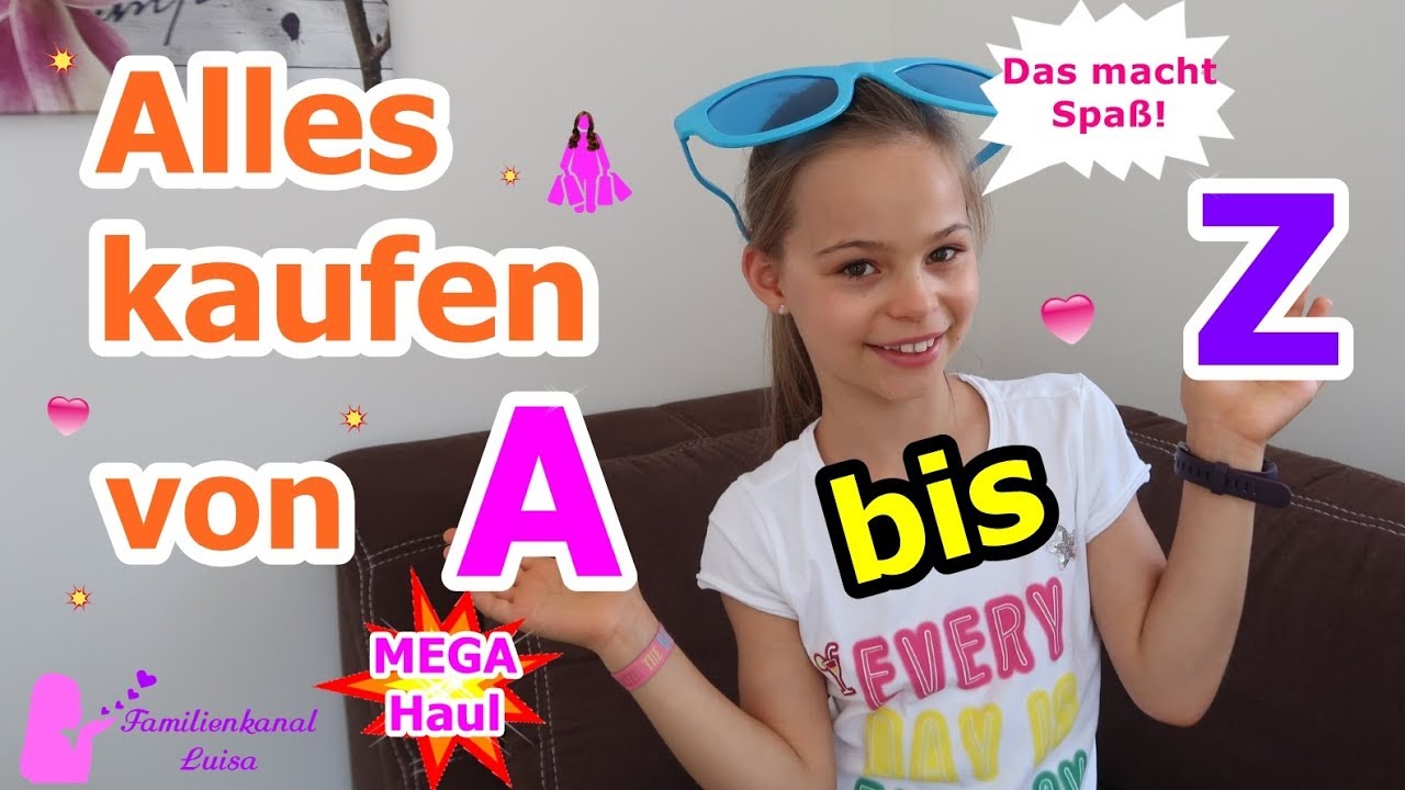Ich kaufe alles von A bis Z | Alles von A bis Z kaufen