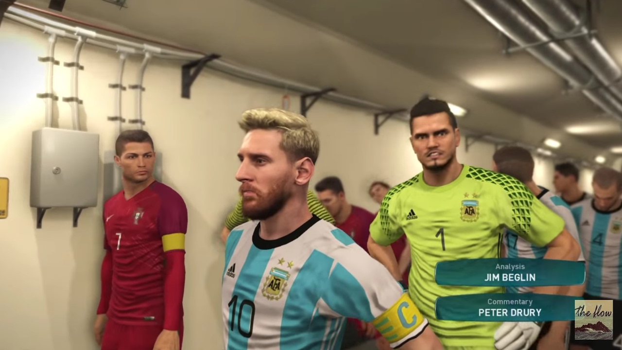 ARGENTINA vs PORTUGAL SPECTACULAR MATCH PES 2017 GAMEPLAY