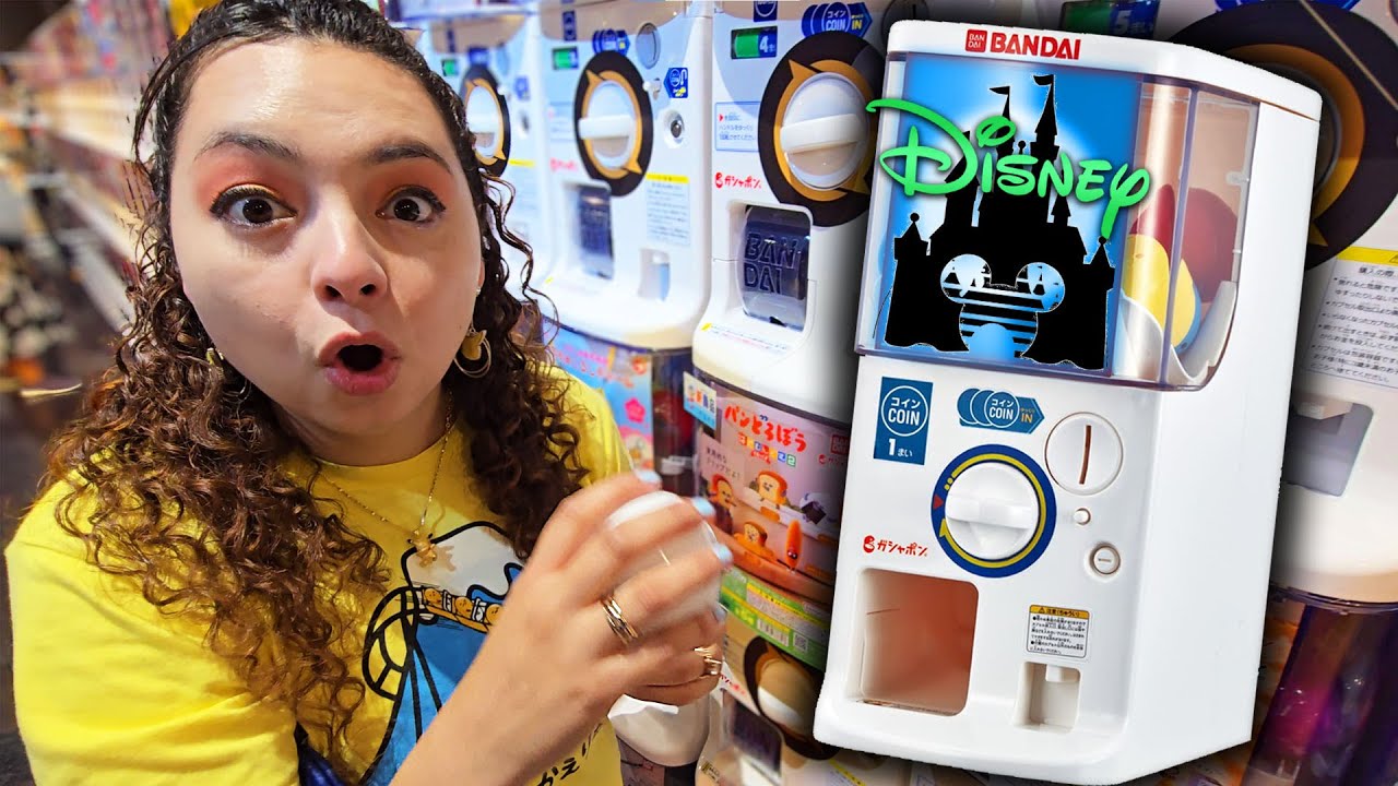Only Playing DISNEY Gacha Machines!