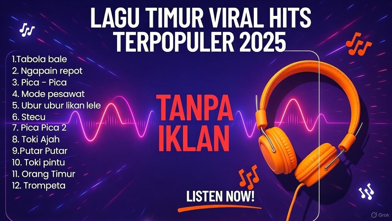 KOMPILASI LAGU MUSIK TIMUR VIRAL HITS 2025 TANPA IKLAN TABOLA BALE STECU PICA PICA ORANG TIMUR