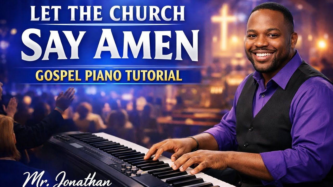 Let The Church Say Amen – Gospel Piano Tutorial | Play It Like Church Musicians