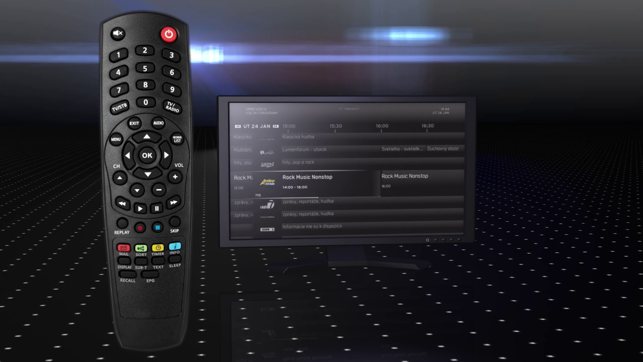 Programový sprievodca Horizon HD Mediaboxu - UPC