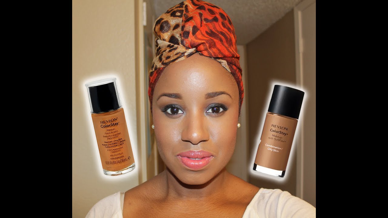 Review of Revlon colorstay foundation (Cappuccino & Caramel) w/ Swatches