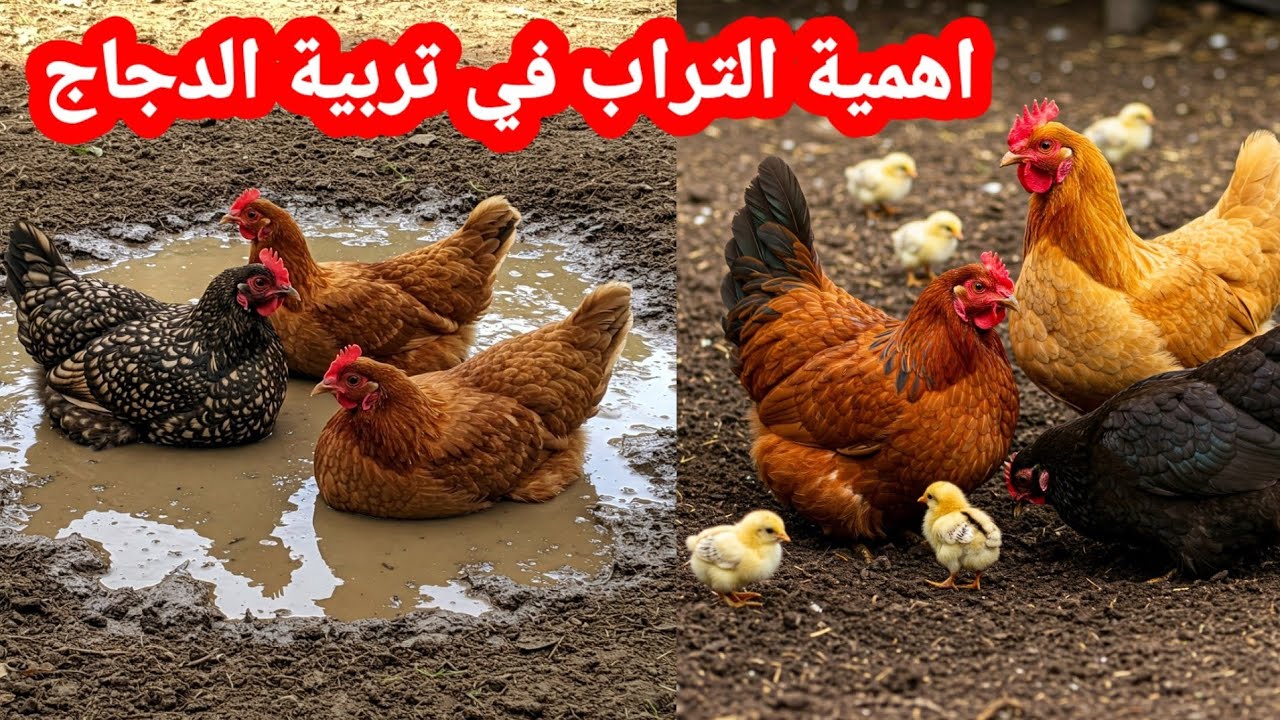 فوائد عظيمة للتراب في تربية الدجاج سوف تشكرني على المعلومة
