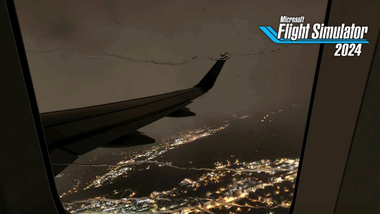 MSFS 2024 &ndash; SU4 City Lights *FIXED!* | Night Takeoff - FBW A320