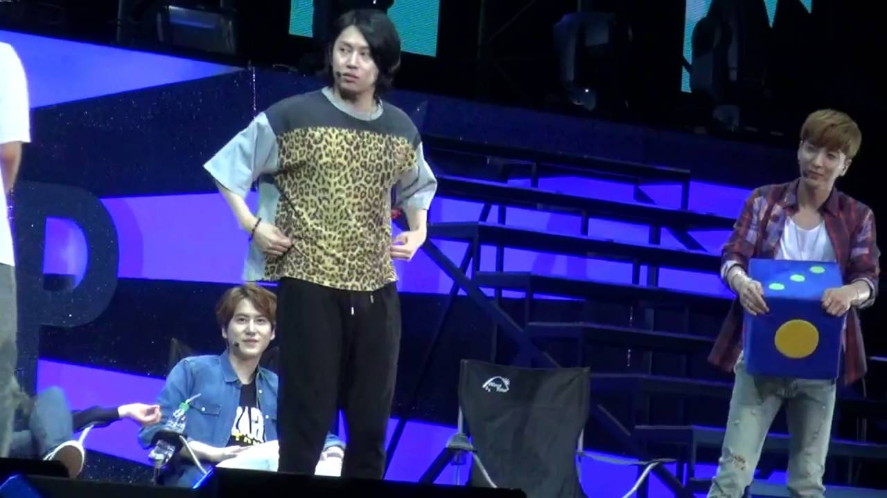 【1080p HD】 160528 SUPER CAMP Macau （leeteuk focus）HeeChul Dance game CHEER UP,Pick Me,Me gustas tu