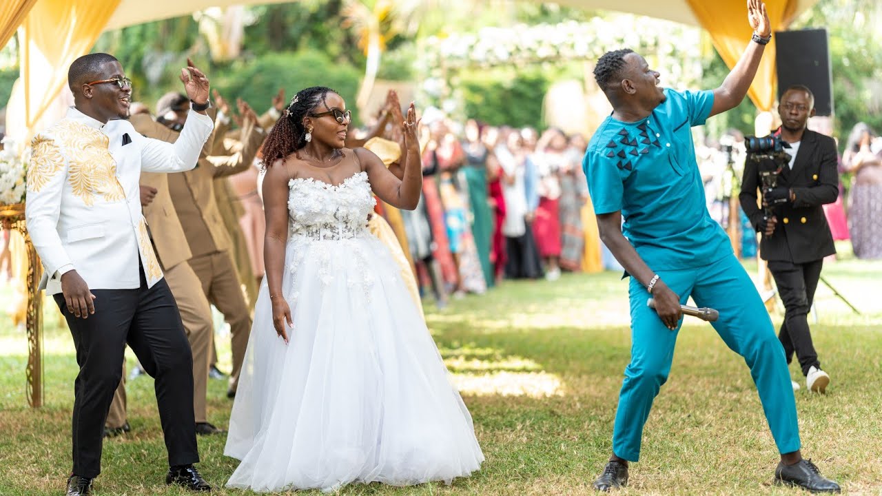 Beautiful Luo/kikuyu White Wedding,Charity & Brandon, Mc King Dto.