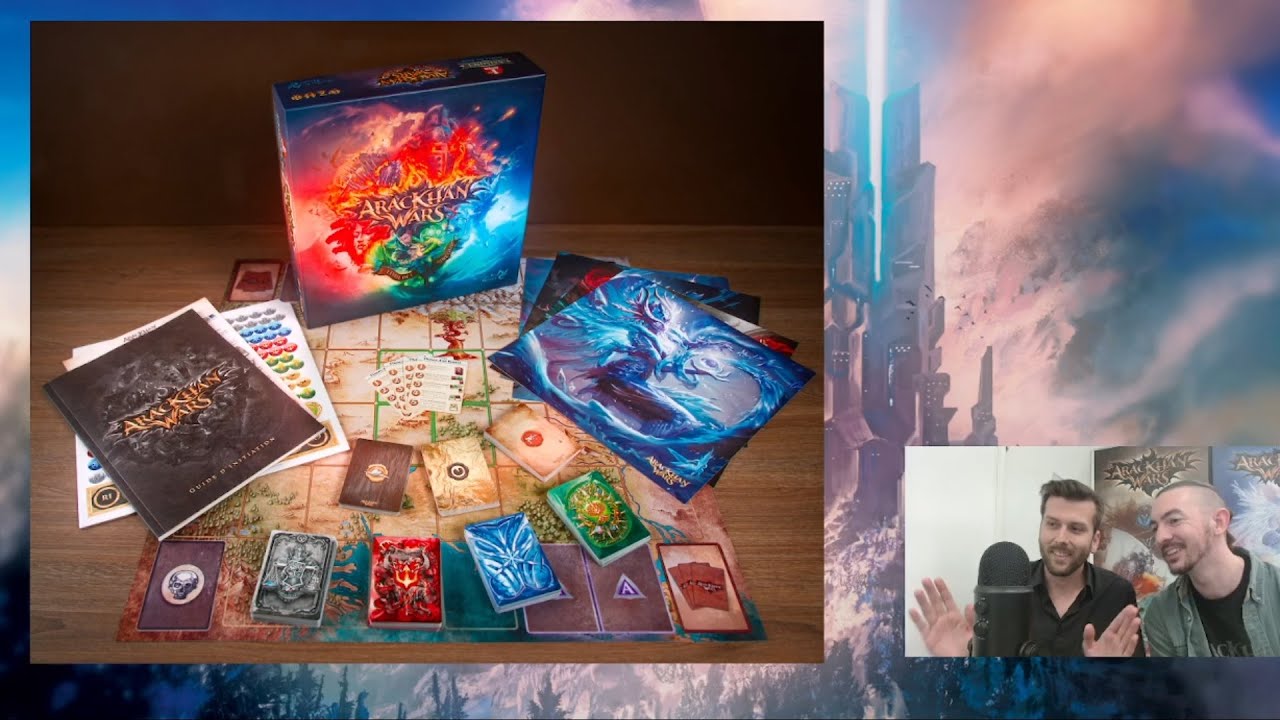 Arackhan Wars - On discute avec le Game Designer en commentant une partie.