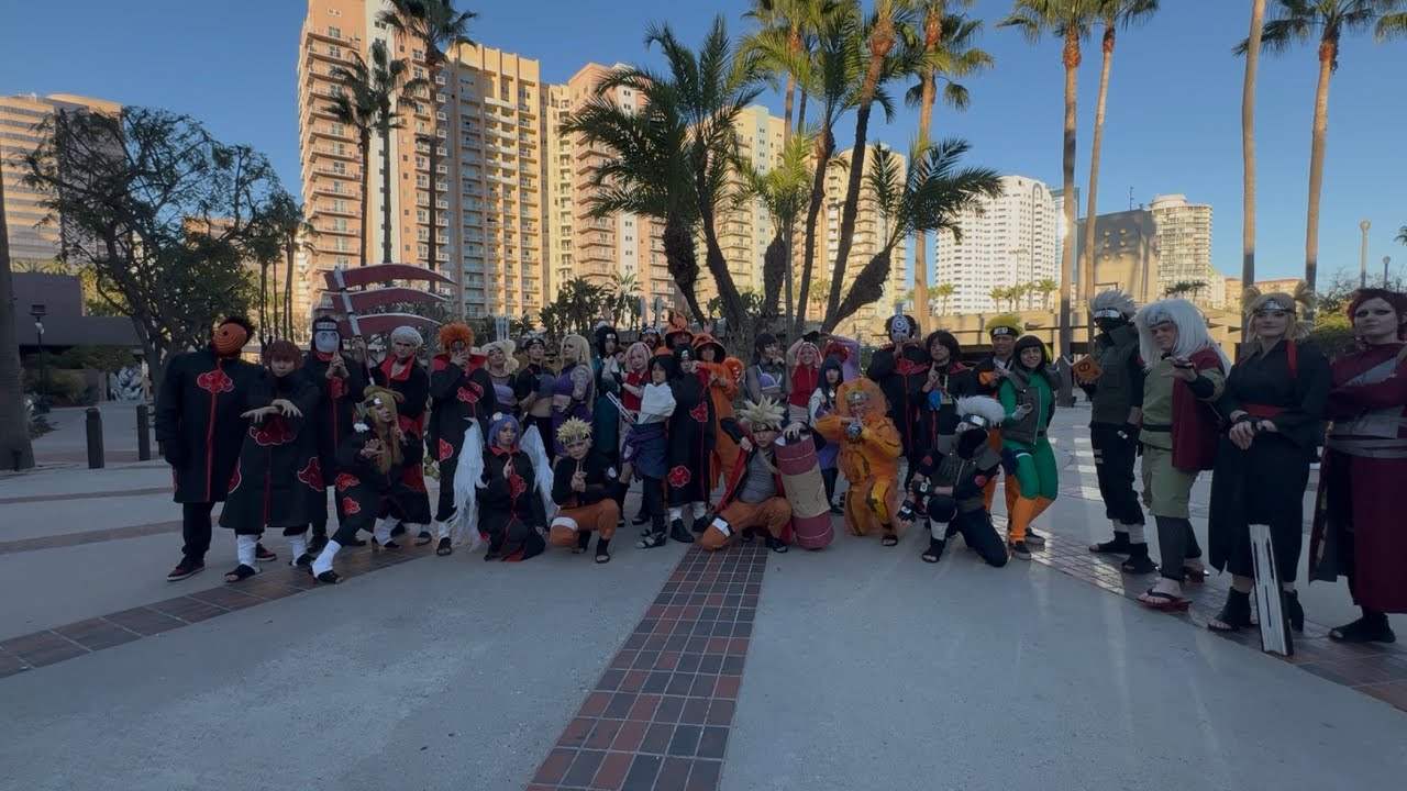 Naruto Cosplay Gathering. Anime Los Angels 2026 Day 2.