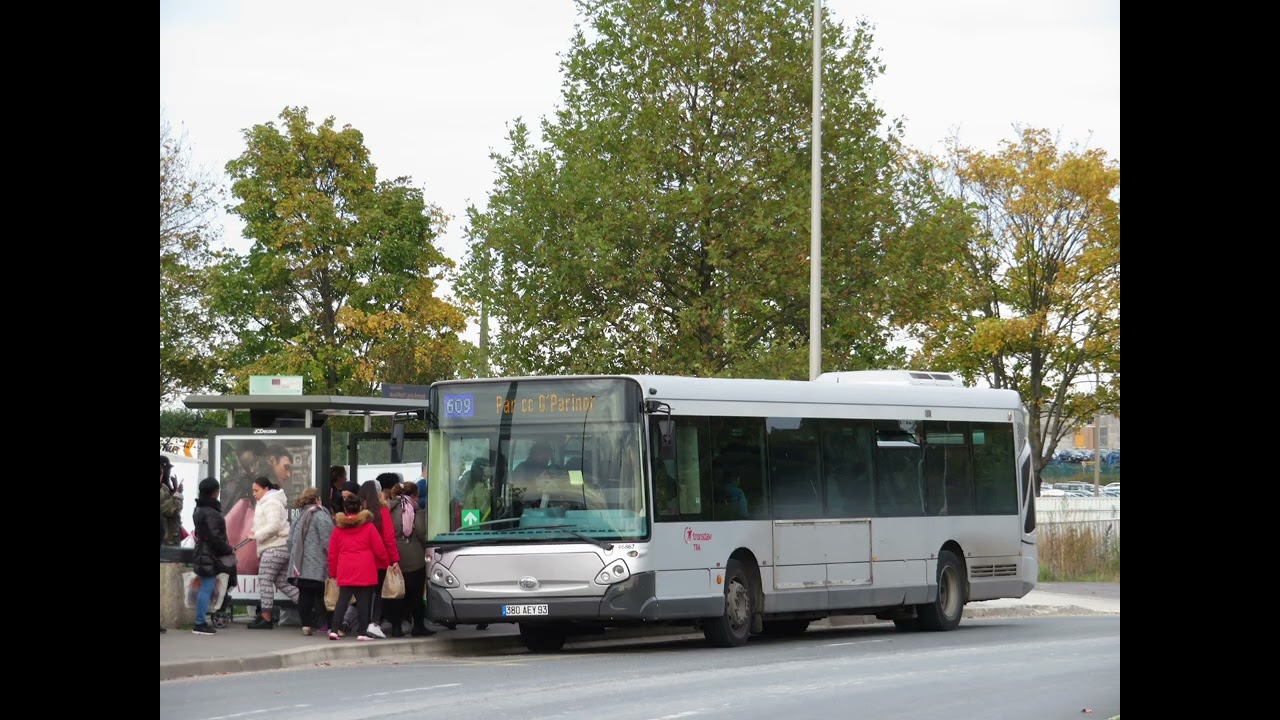 Ligne 43 Transdev NSSD - Heuliez-Bus GX327 €4 - DÉFAUT BOITE DE VITESSES !!! (2050trs/min)