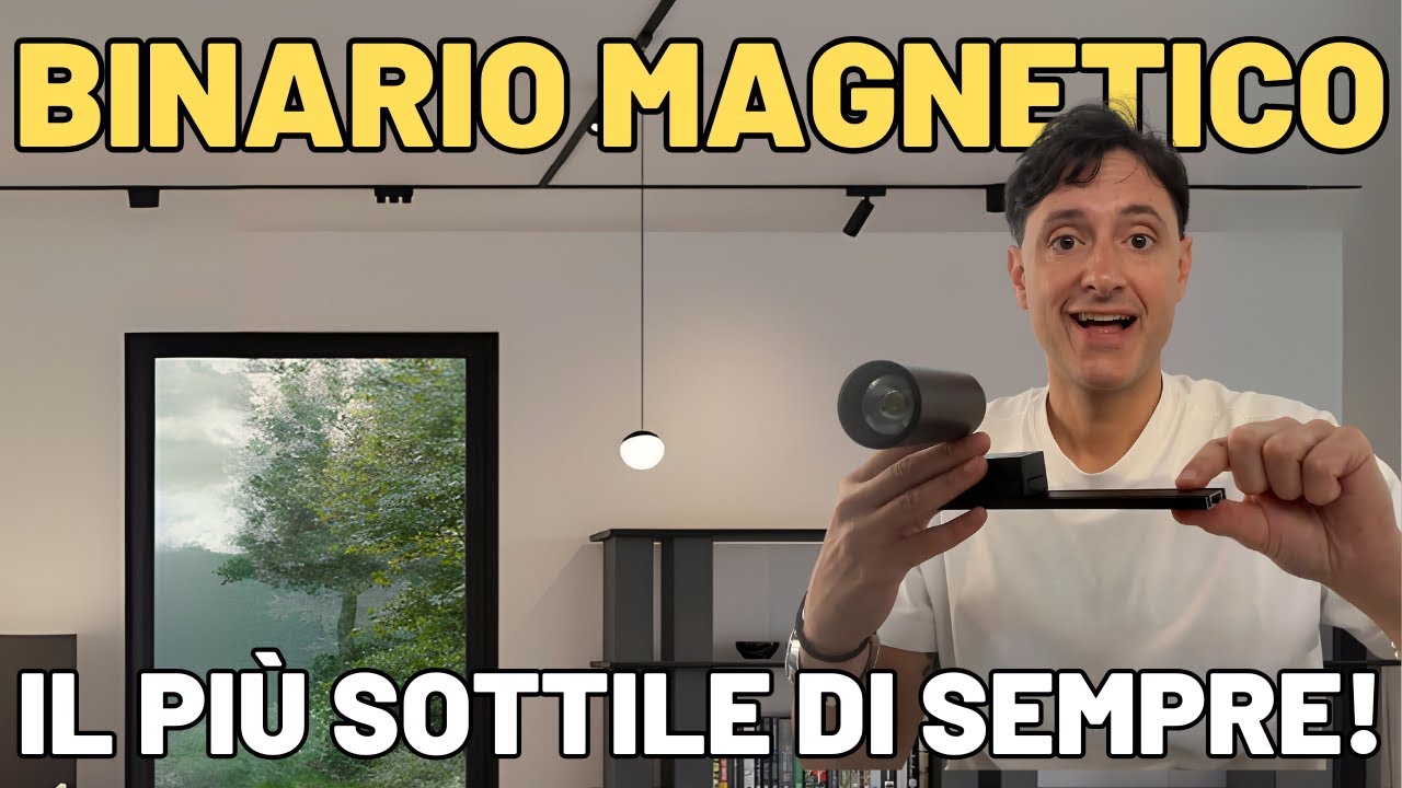 Il primo binario magnetico 48V, smart e super sottile! 🤯