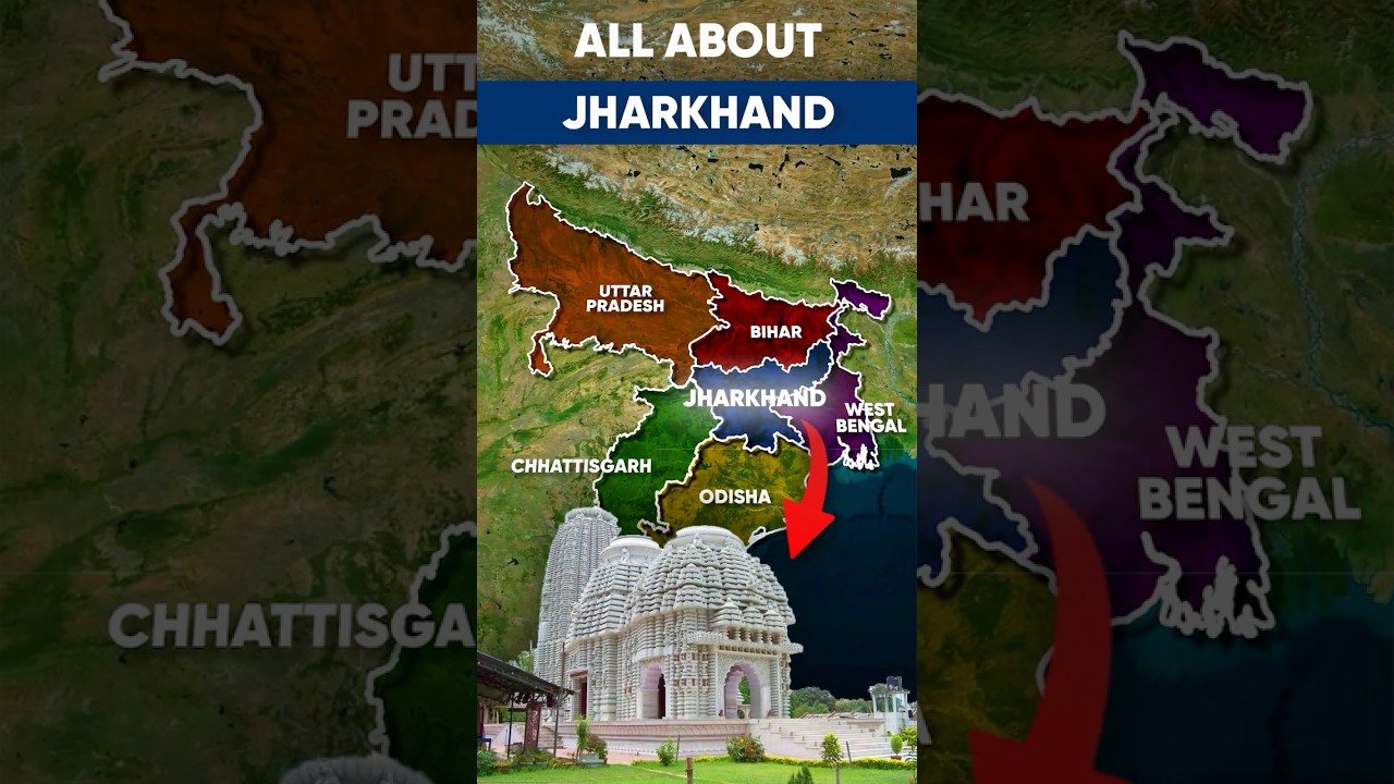 Geography of Jharkhand #upsc #ssc #cds #nda