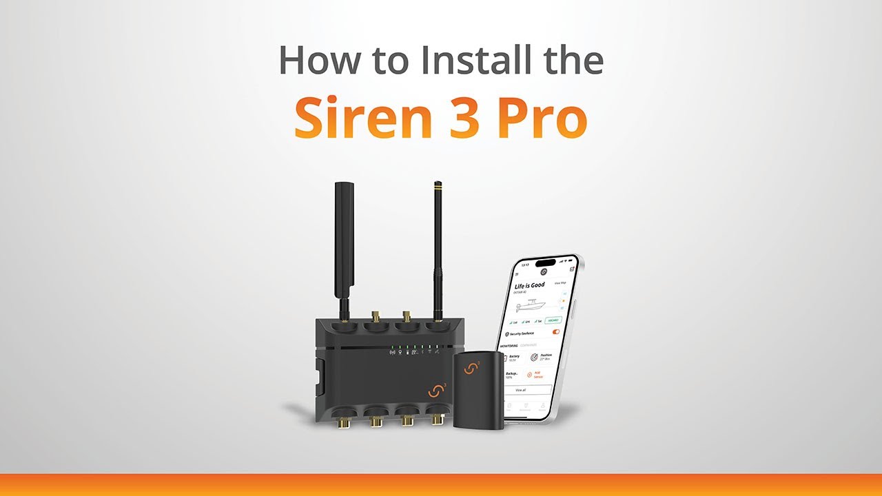 Siren 3 Pro Install Guide