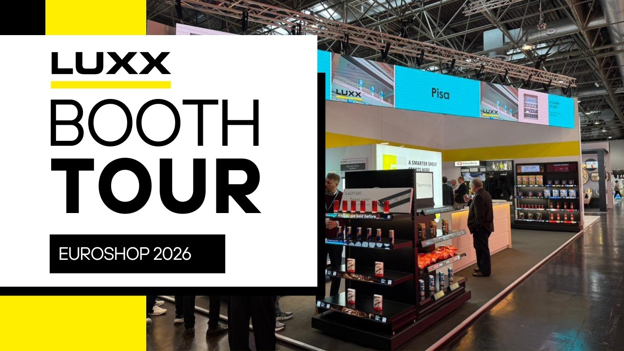 LUXX at EuroShop 2026 - Shelf Electrification, Lighting & LCD Screens in Action
