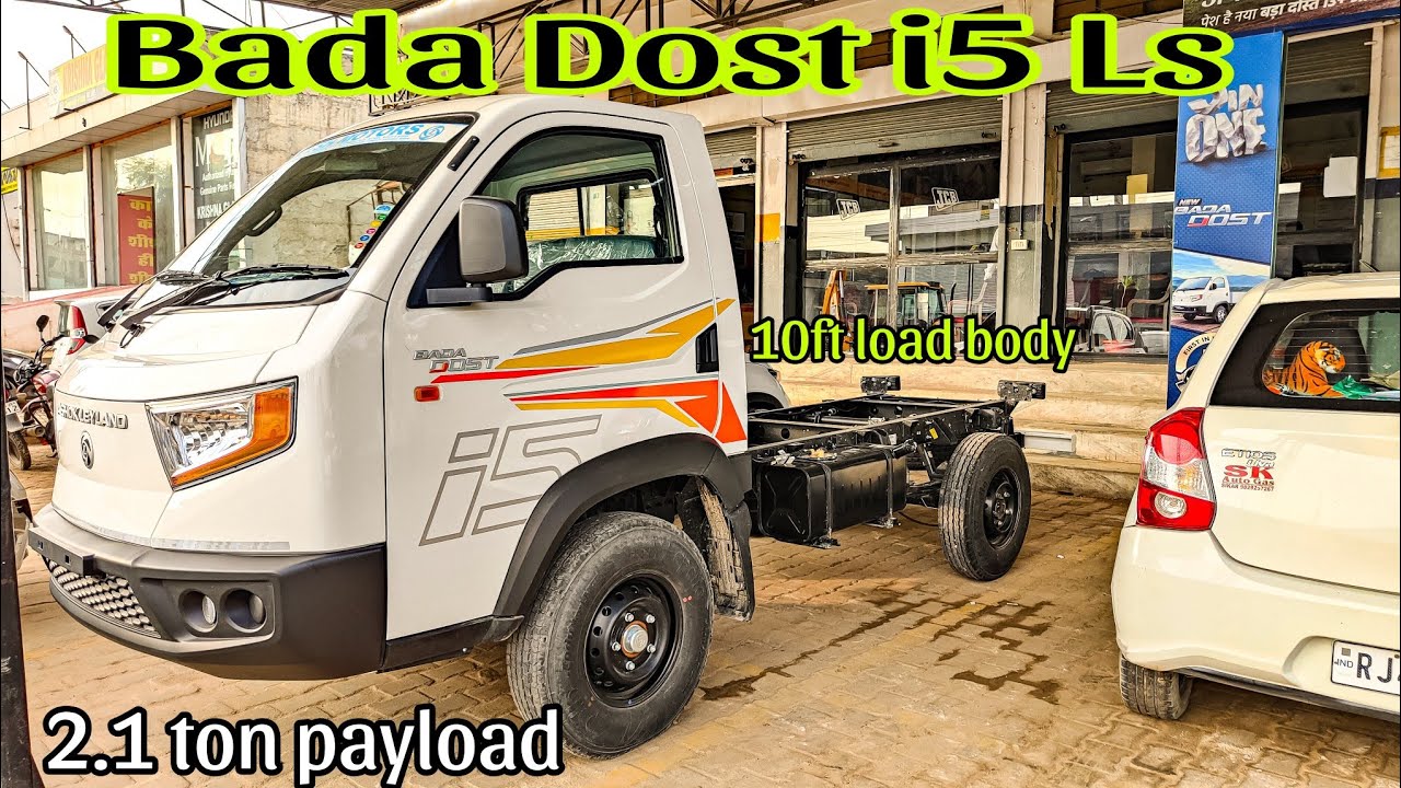 Ashok Leyland Bada Dost i5 ls 10ft load body 2.1 ton payload capacity pickup truck