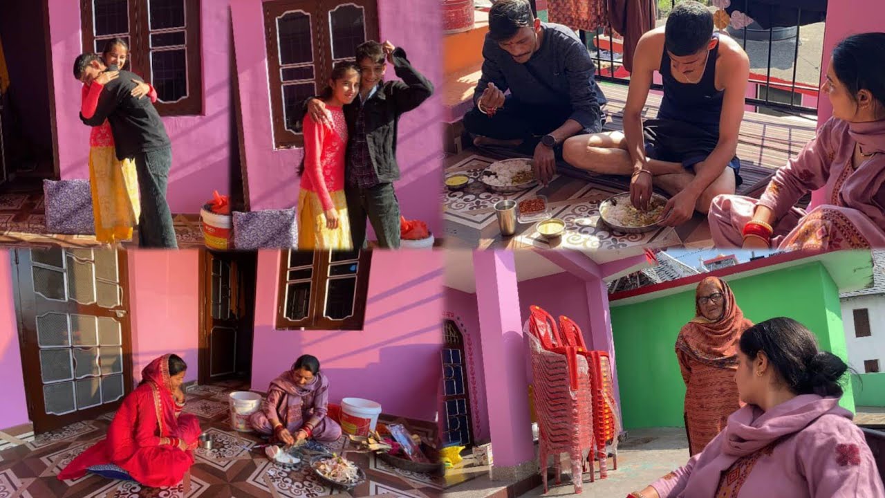 #शादी के लिए मेरे भाई भी पहुंच गए घर 🏠।।#himachal #marriage 