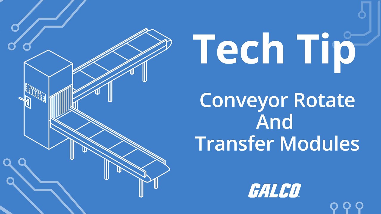 Conveyor Rotate and Transfer Modules - A Galco TV Tech Tip | Galco