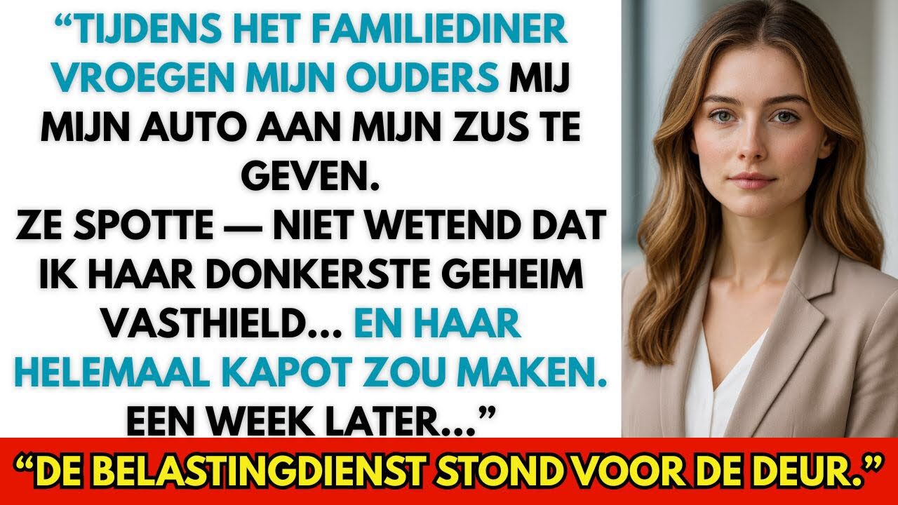 “TIJDENS HET FAMILIEDINER NAMEN MIJN OUDERS MIJN AUTOSLEUTELS VOOR MIJN ZUS — MINUTEN LATER…”