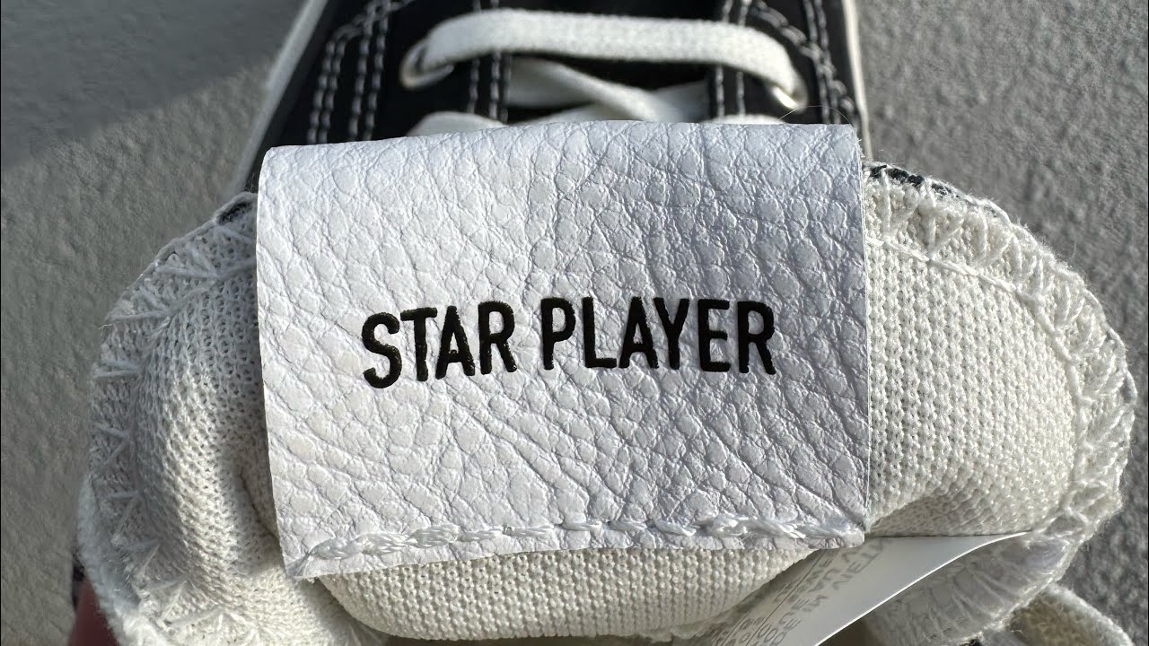 New CONVERSE STAR PLAYER 76 black