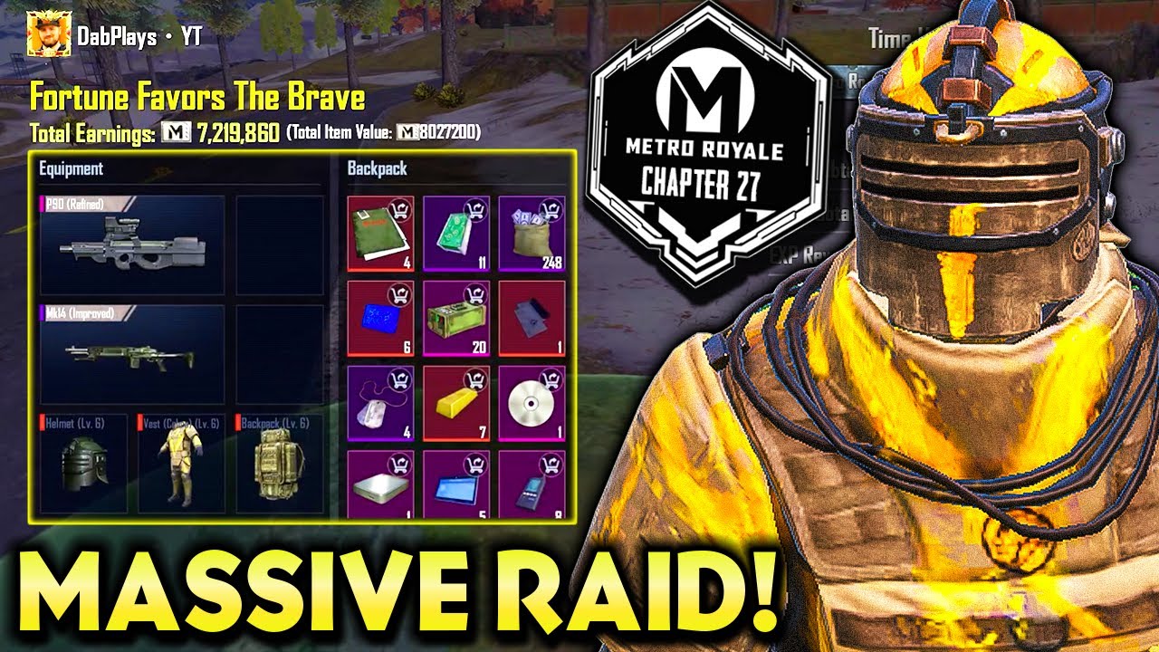 Massive Raid in Metro Royale Chapter 27 (Full Raid) | PUBG MOBILE
