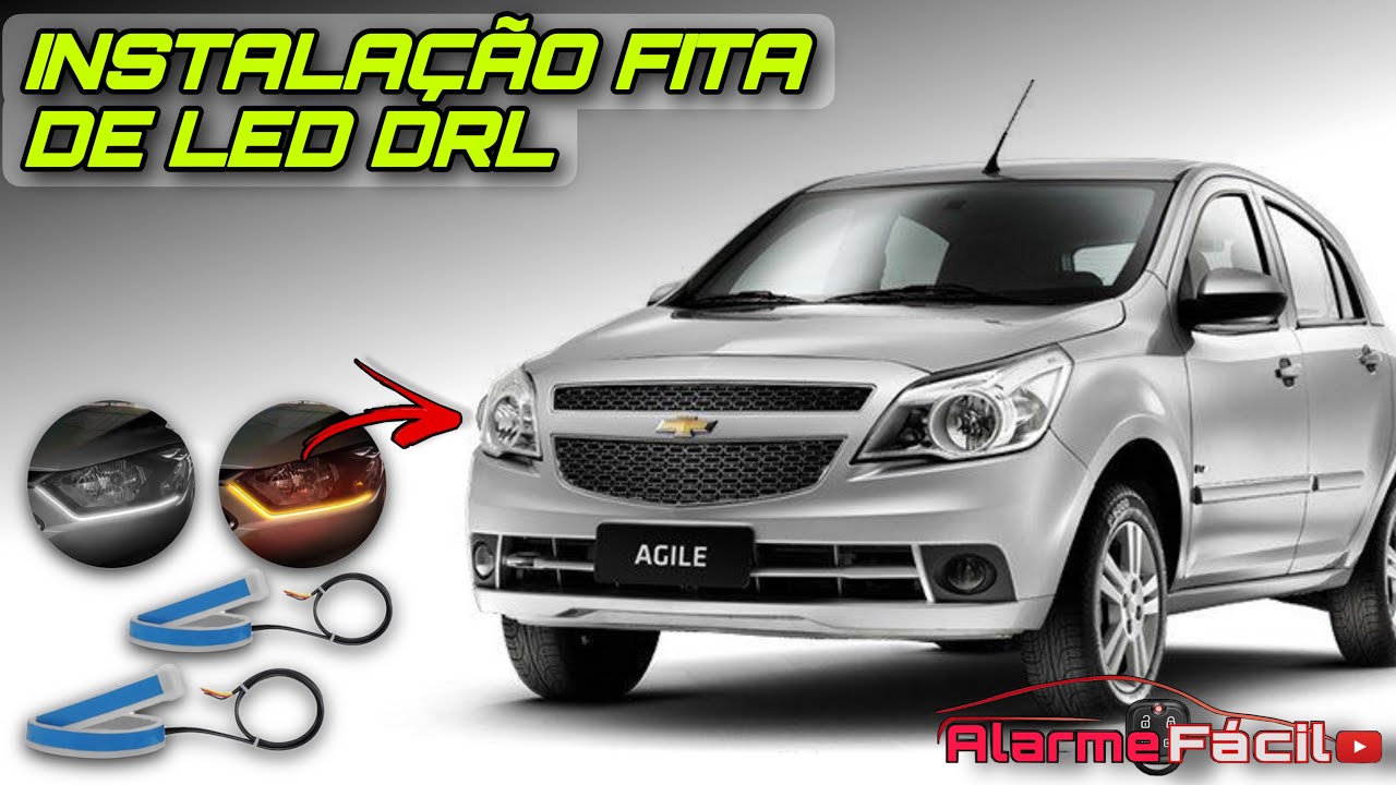 Instalação Fita DRL no Farol do Agile 🤩