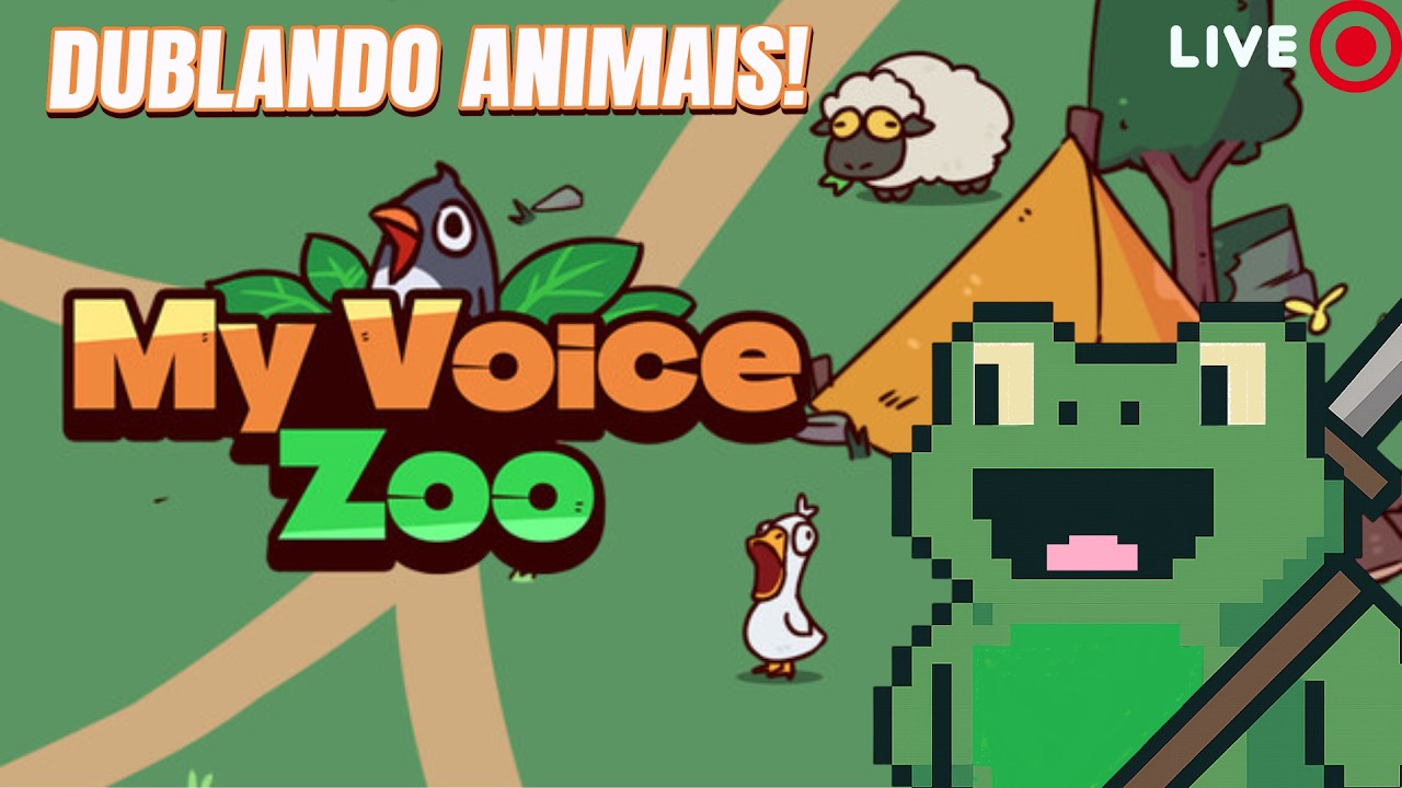 DUBLANDO ANIMAIS AO VIVO?! 🐸🎤 | MyVoiceZoo